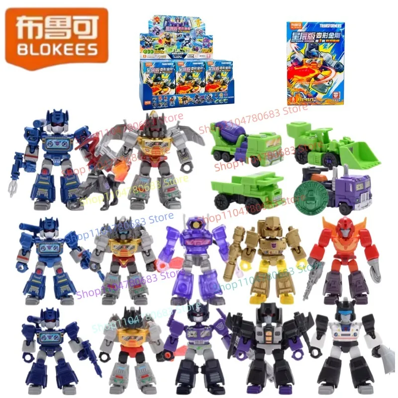 

BLOKEES Transformers Building Blocks Man Stars Version 3 Optimus Prime Soundwave Anime TV Character Toy Gift Transforming Robot
