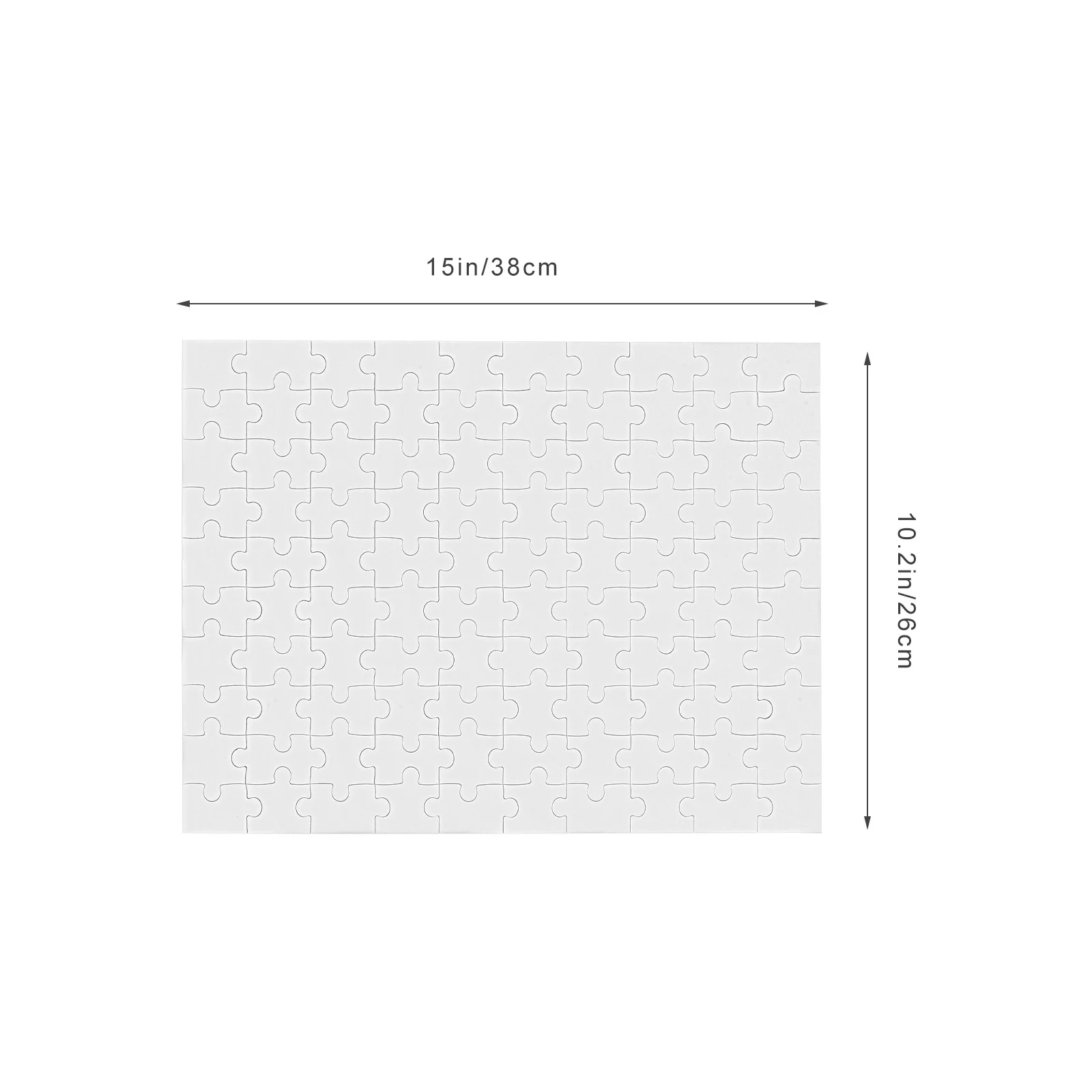 Puzzles vierges pour dessiner, grandes pièces de Puzzle pour enfants, fournitures artisanales éducatives, Puzzle en bois vierge