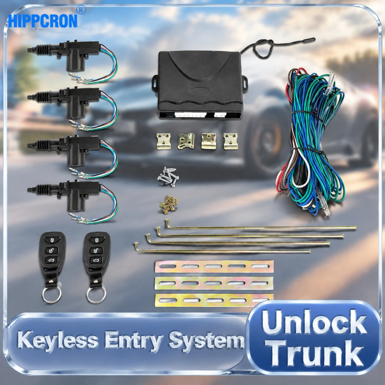 Robot Car Kit - Hippcron 12V Car Remote Control Lock