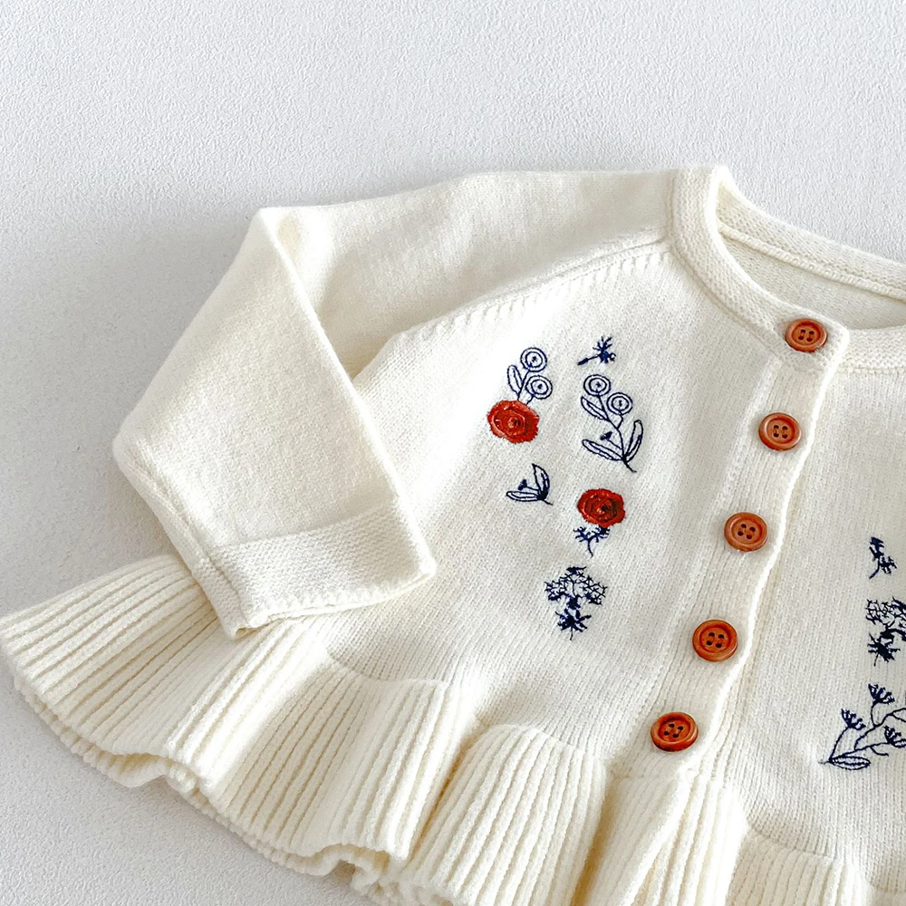 MILANCEL Kinderkleid Herbst 1-6T Süßes Blumenkleid für Mädchen Lose Kinderkleidung Koreanische Version Mädchen Prinzessinnenkleid – Detail 25