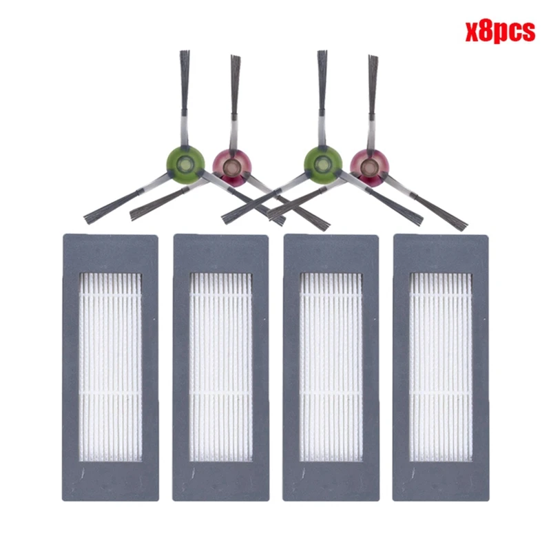 롤러 및 사이드 브러시 헤파 필터, 세척 가능한 걸레 천 헝겊, 플라스틱 진공 청소기, Ecovacs Deebot DN33 DN36 DN55 DN520