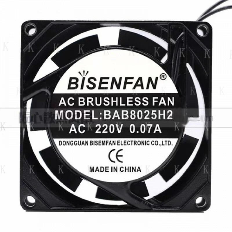 

C ДЛЯ BISENFAN BAB8025H2 8025 AC220V 0,07A 8 см охлаждающий вентилятор для шкафа