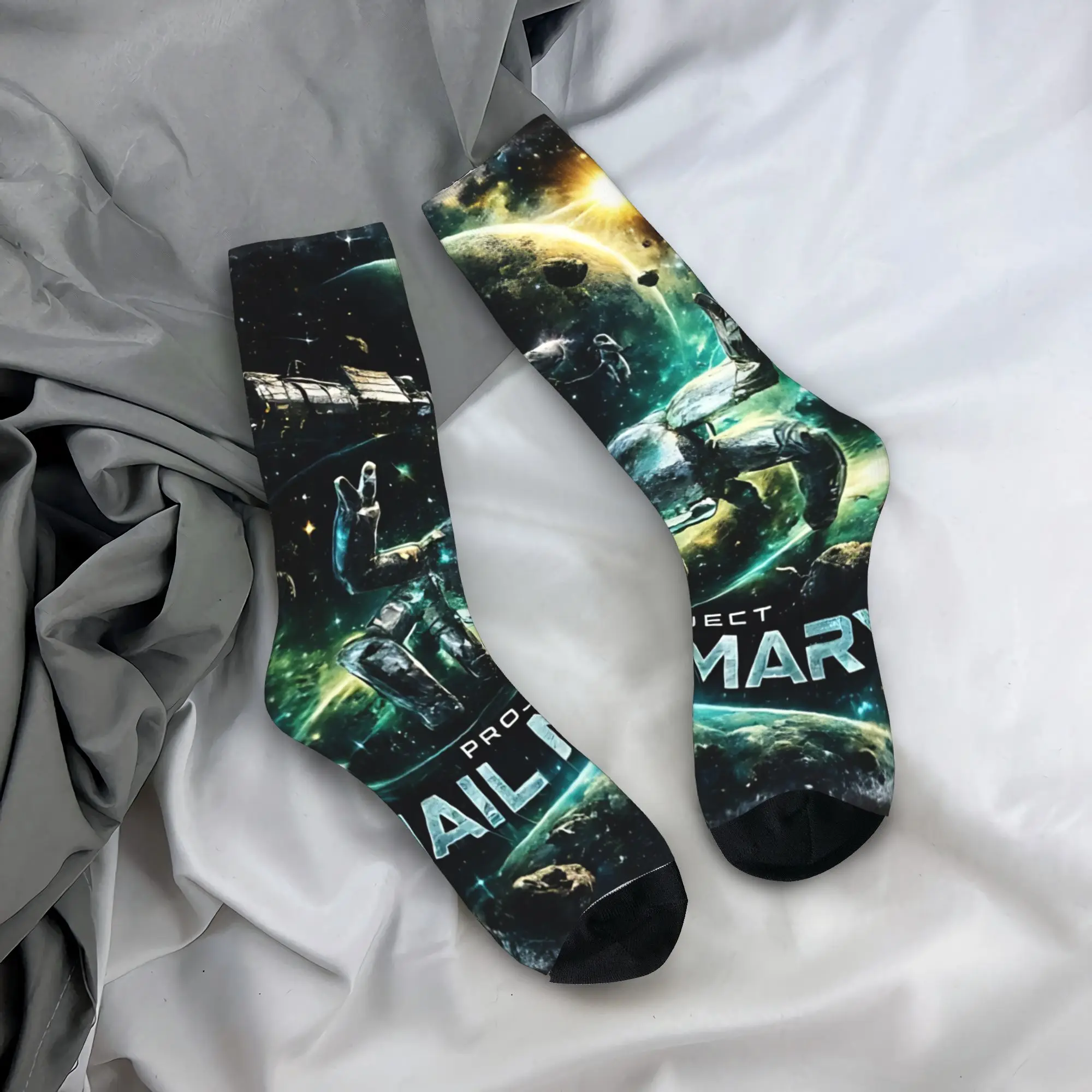 

Project Hail Mary Socks Men Women Polyester Casual Socks Novelty Spring Summer Autumn Winter Middle Tube Socks Gifts