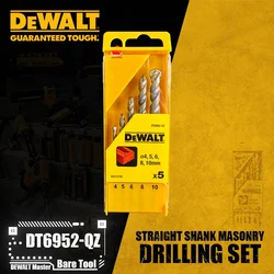DEWALT DT6952-QZ Straight Shank Masonry 5 Piece Drilling Set Power Tool Accessories