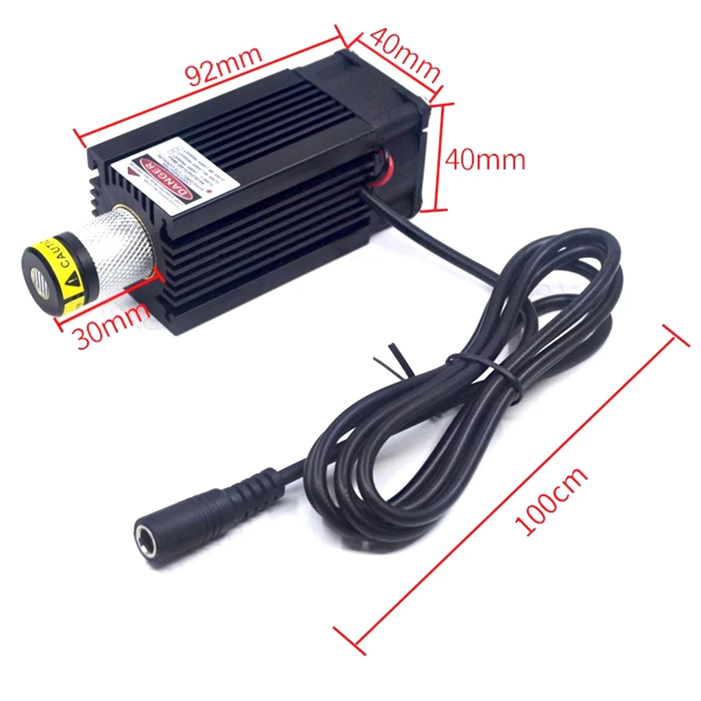 High Power Focusable Infrared 808nm 1W/ 2W IR Dot Laser Module With Fan Cooling 12V