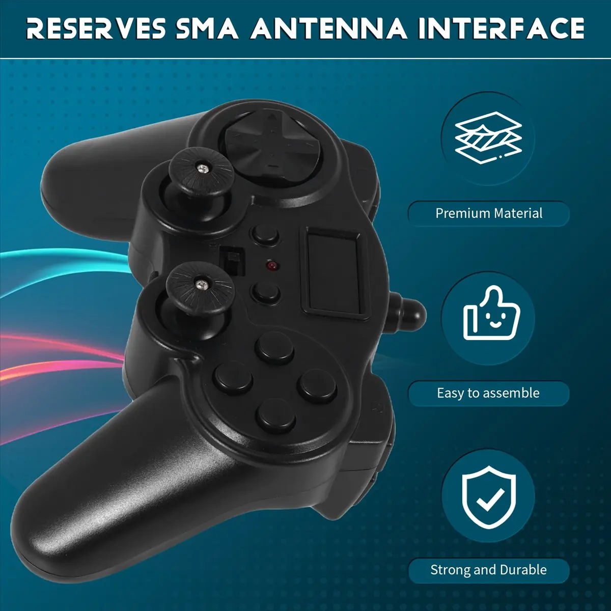 

16-канальный 2,4G пульт дистанционного управления передатчик + плата приемника панель управления 12 В контроллер DIY для радиоуправляемого автомобиля/доставки/экскаватора