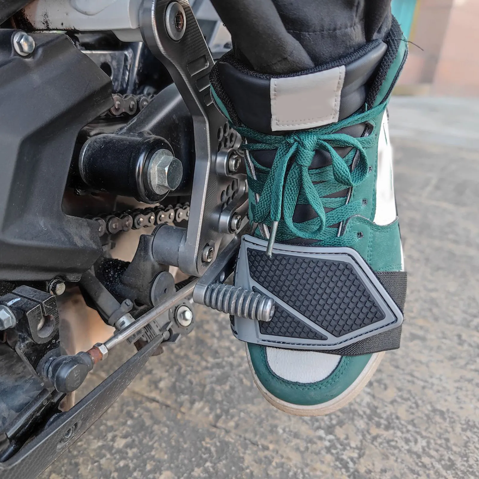 Motorcycle Shifting Foot Cover Lightweight Durable Gear Shifting Pad Shoe Boot Protector Practical Motorbike Shoe Boot Cover