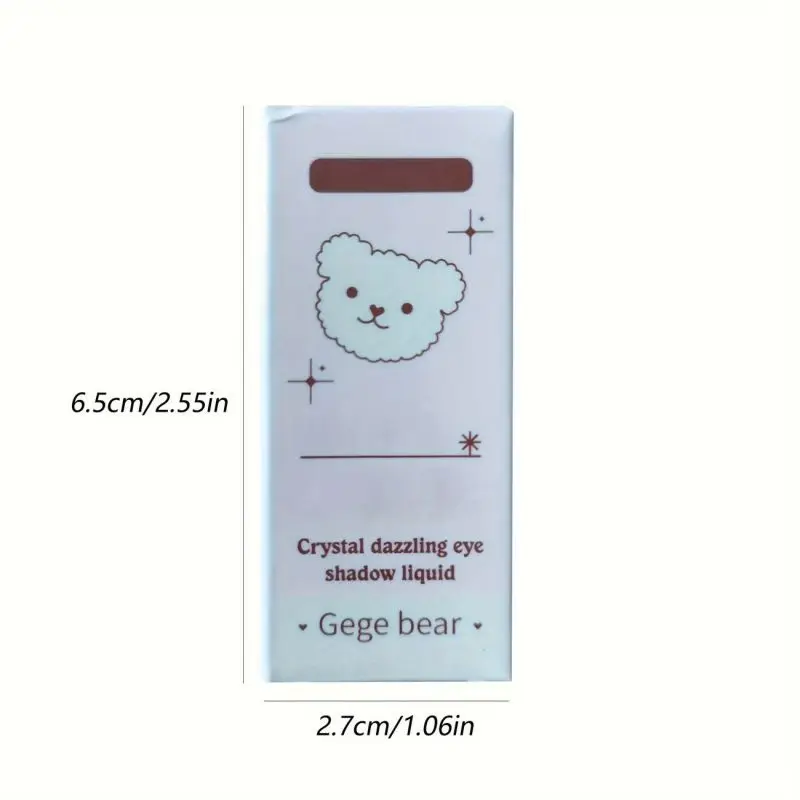 Waterproof Brightening Liquid Burst Eyeshadow， Sparkling Crystal Gloss Finish, Shiny Bead Effect,  looks charming and chic.