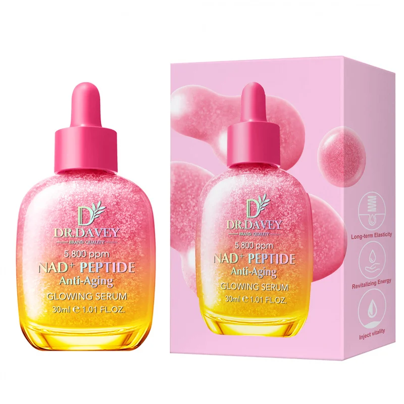 

30ml DR.DAVEY NAD+Peptide Anti-Aging Glowing Serum Four Seasons Skincare, Moisturizing Facial Care, Suitable for Men and Women