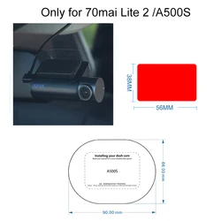 for 70mai pro plus+ A500s Accessory Set Static Sticker VHB Sticker and Static Stickers for 70mai A500S M200 Static Sticker
