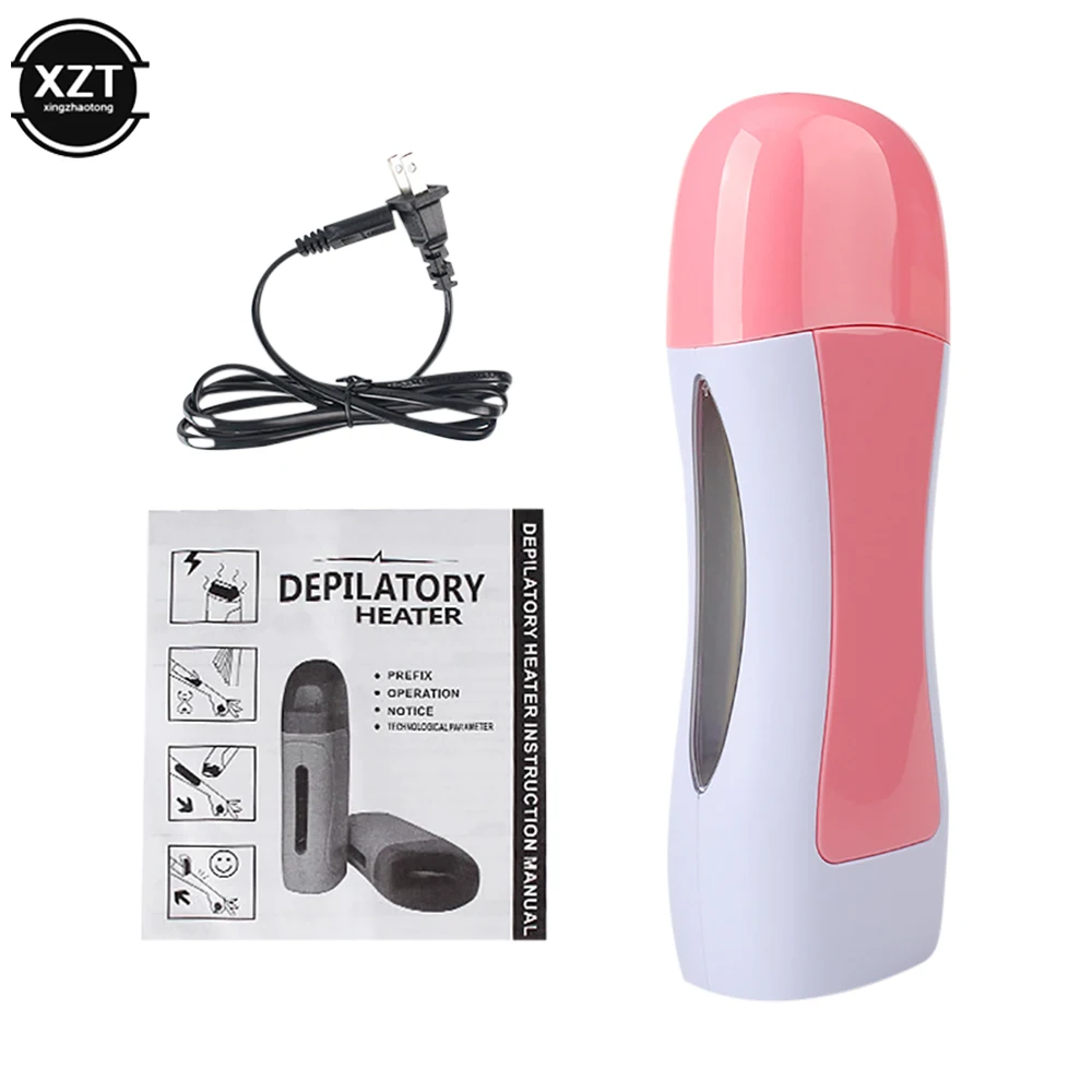 NEW Electric Wax Heater Epilator Cartridge Wax Roller Professional Single Handheld Depilatory Wax Hair Removal Machine