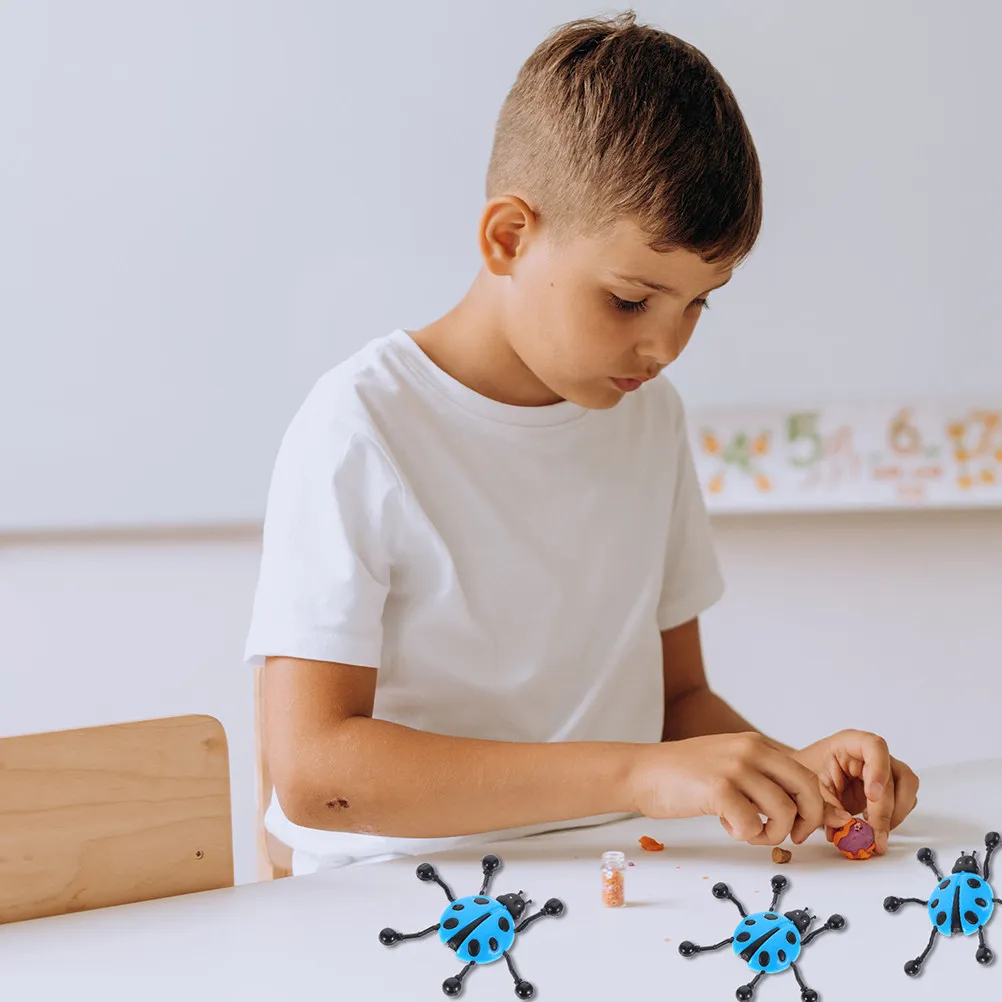 

8Pcs Realistic Color Sticky Ladybirds Kids Accessory Durable Lightweight Fun Party Favors Birthday Party Favors