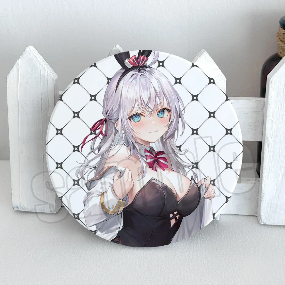 Anime Alya Sometimes Hides Her Feelings in Russian Ceramic Cups Coaster Doily Cup Mat Heat Proof Cushion Decoration Xmas Gifts