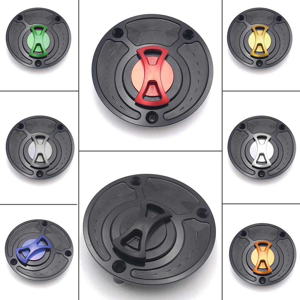 Motorcycle For Yamaha YZF R3 R25 R15 R1 R6 FZ1 FZ6 FZ8 MT07 MT09 XJ6 Keyless Racing Quick Release Tank Fuel Caps Case Gas Cover
