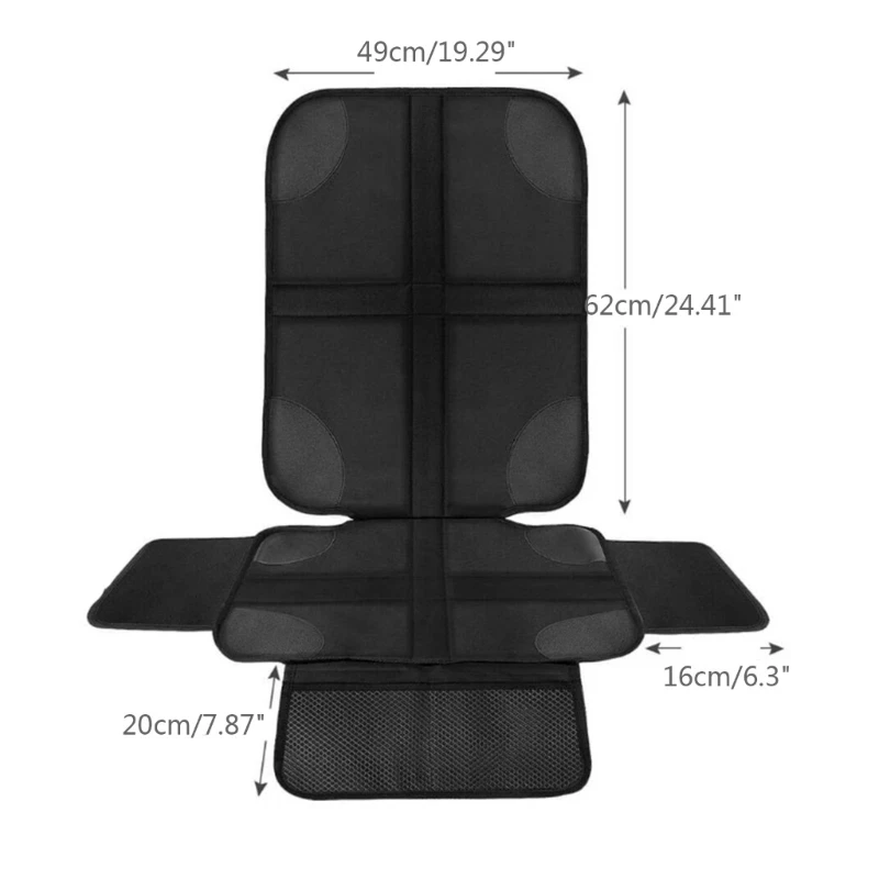 Universal Car Seat Protective Cover with Storage Bag Children Safety Seat Cushion Non-Slip Anti-Scratch Mat Pads for Baby Kids