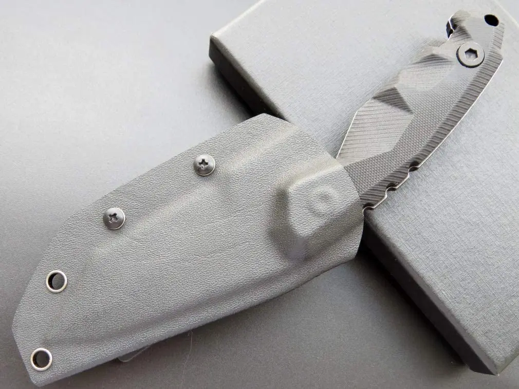Eafengrow-cuchillo de hoja fija EF98, hoja 440C + mango G10, herramienta EDC para exteriores, cuchillo de supervivencia, trabajo, Camping, caza, cuchillo recto