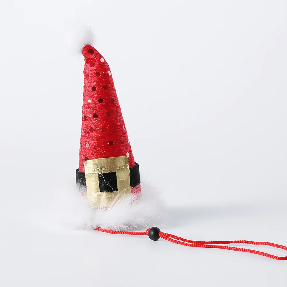 

Fashion Adjustable Pet Christmas Hat Cute Comfortable Pet Santa Hat Soft Colorful Festive Pet Hat Pet Outfit