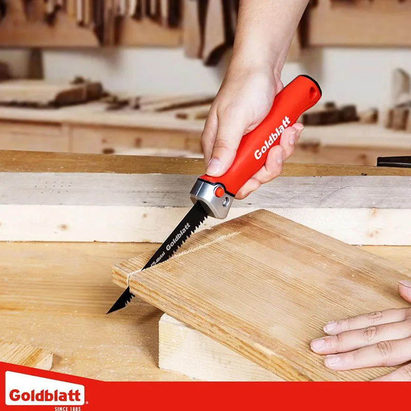 

Goldblatt Folding Saw Plaster Cutting Saw Portable woodworking tools 6 Inch small hand saw Bi-Metal Folding Cement Board Jab Saw