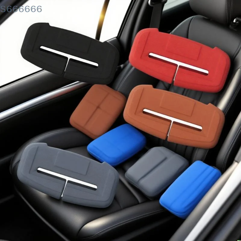 

Protective Car Seat Belt Buckle Cover; 1/2Pcs Soft Silicone Anti-Collision Universal Case