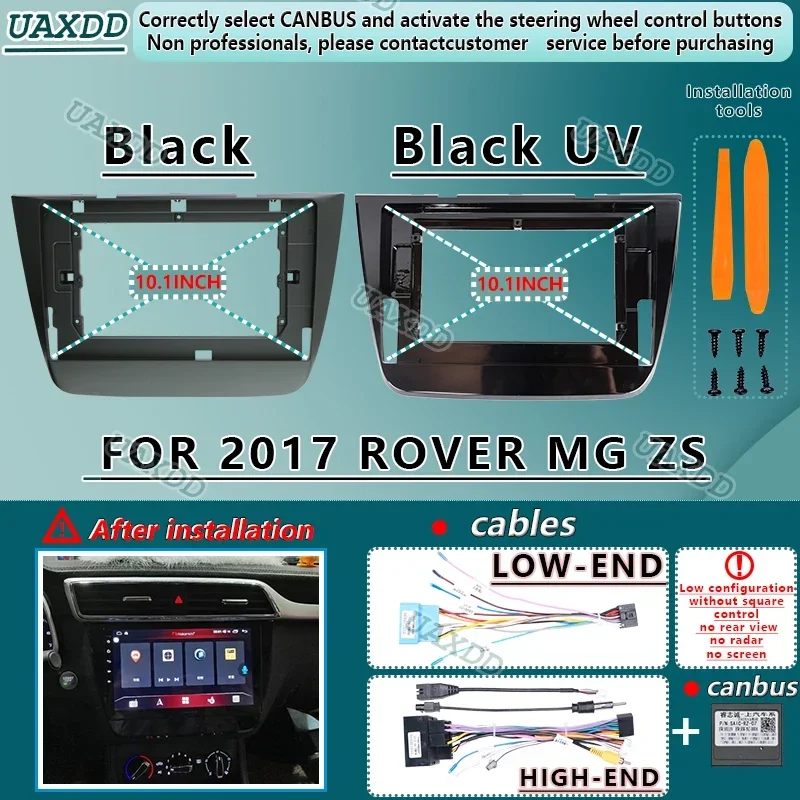 

FOR 2017 ROVER MG ZS 10.1INCH Car Radio Android DVD CD Stereo audio screens GPS player navigation cables Harness frame canbus