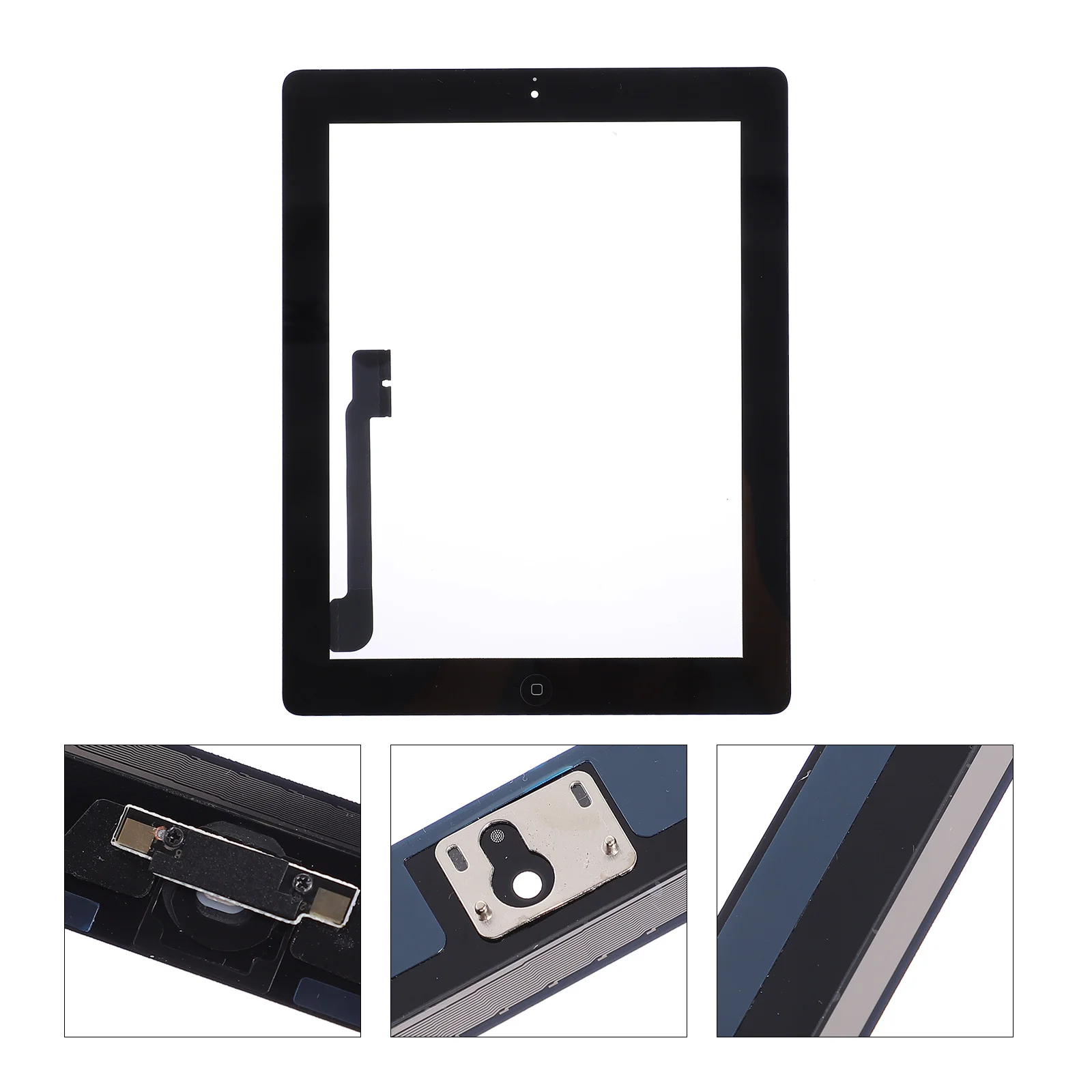 

Affordable for Tablet with Key Button Black Precise Design Durable No Scratch Dead Area Dot Replacement Accessory