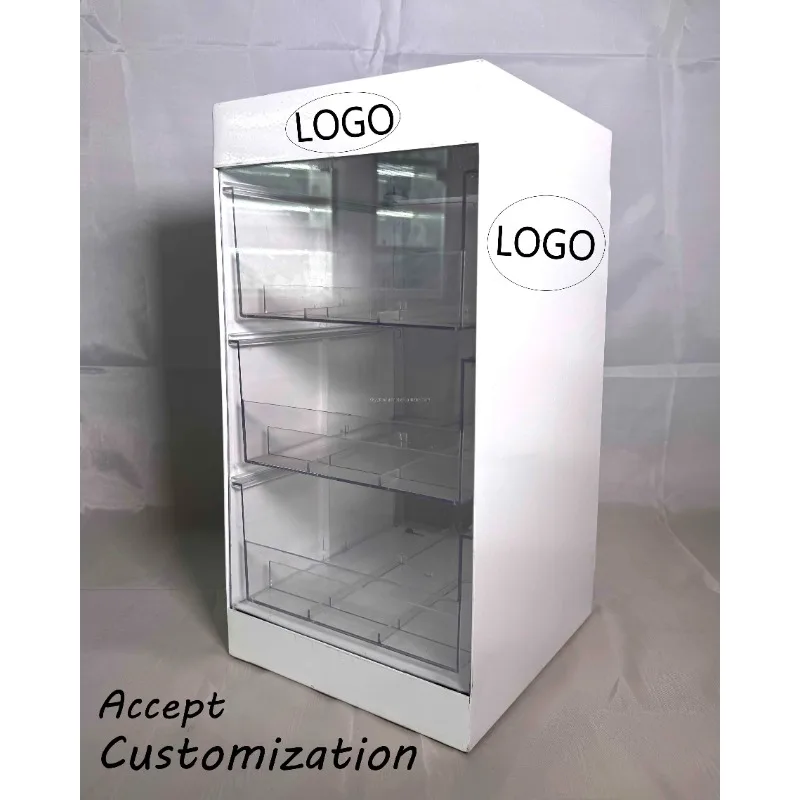 

Custom Wooden Metal Acrylic Display Rack Mall Display Stand Store Shop Cosmetics Display Cabinet Wine Supermarket LED Showcase