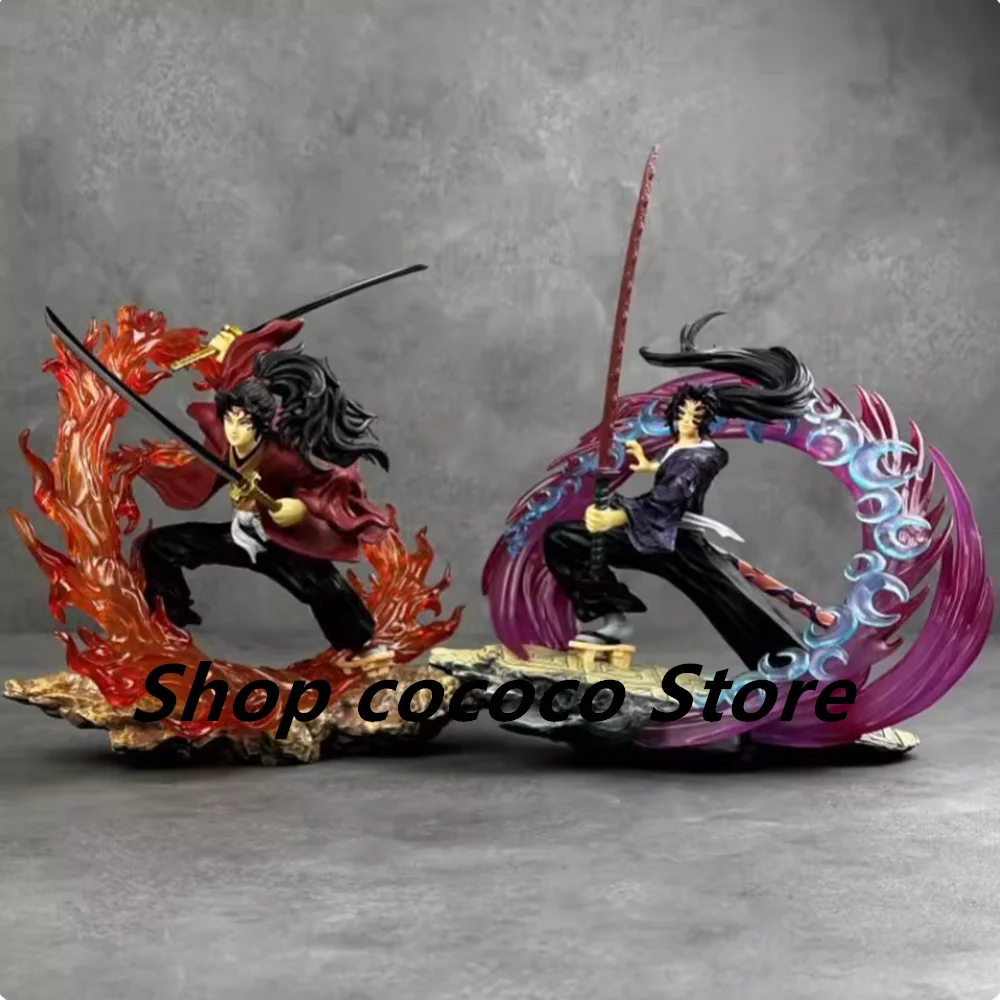 

Новый Demon Slayer Kimetsu No Yaiba Фигурка Cheng Jacksdv Yoriichi Tsugikuni Vs Kokushibo Модель Орнамент Коллекция Игрушка в подарок