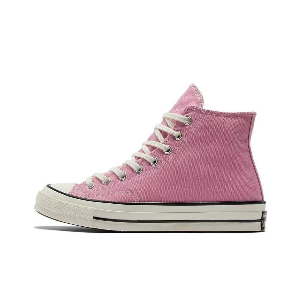 Converse 1970s Men and Women Skateboarding Shoes High-top Outdoor Wear-resistant Vintage Sneaker Pink