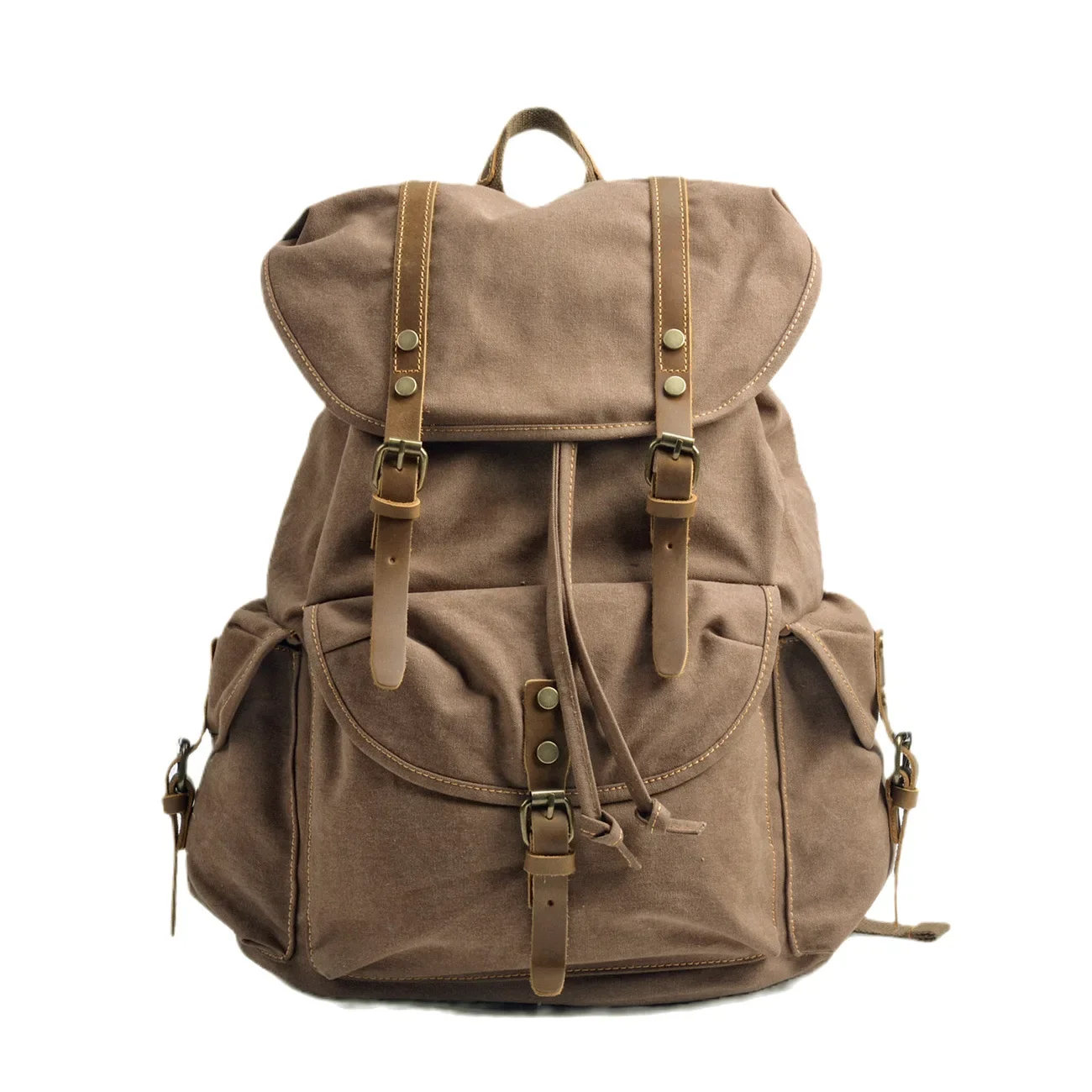 M620 New Retro Canvas Large Capacity Backpack College Student School Bag Leisure Large Capacity Travel Bag Backpack Ruckback