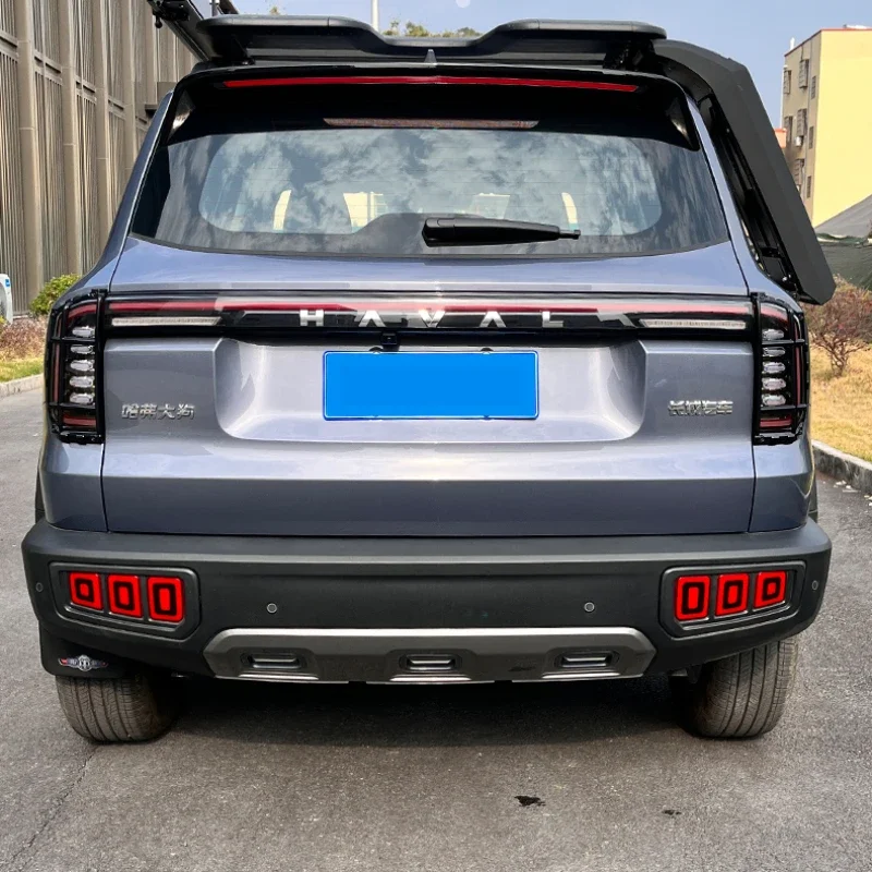For Haval Dargo 2021-2024 Taillight Cover Headlight Protection Grille Cover Frame Modified Frame Protective Case Taillight Cover