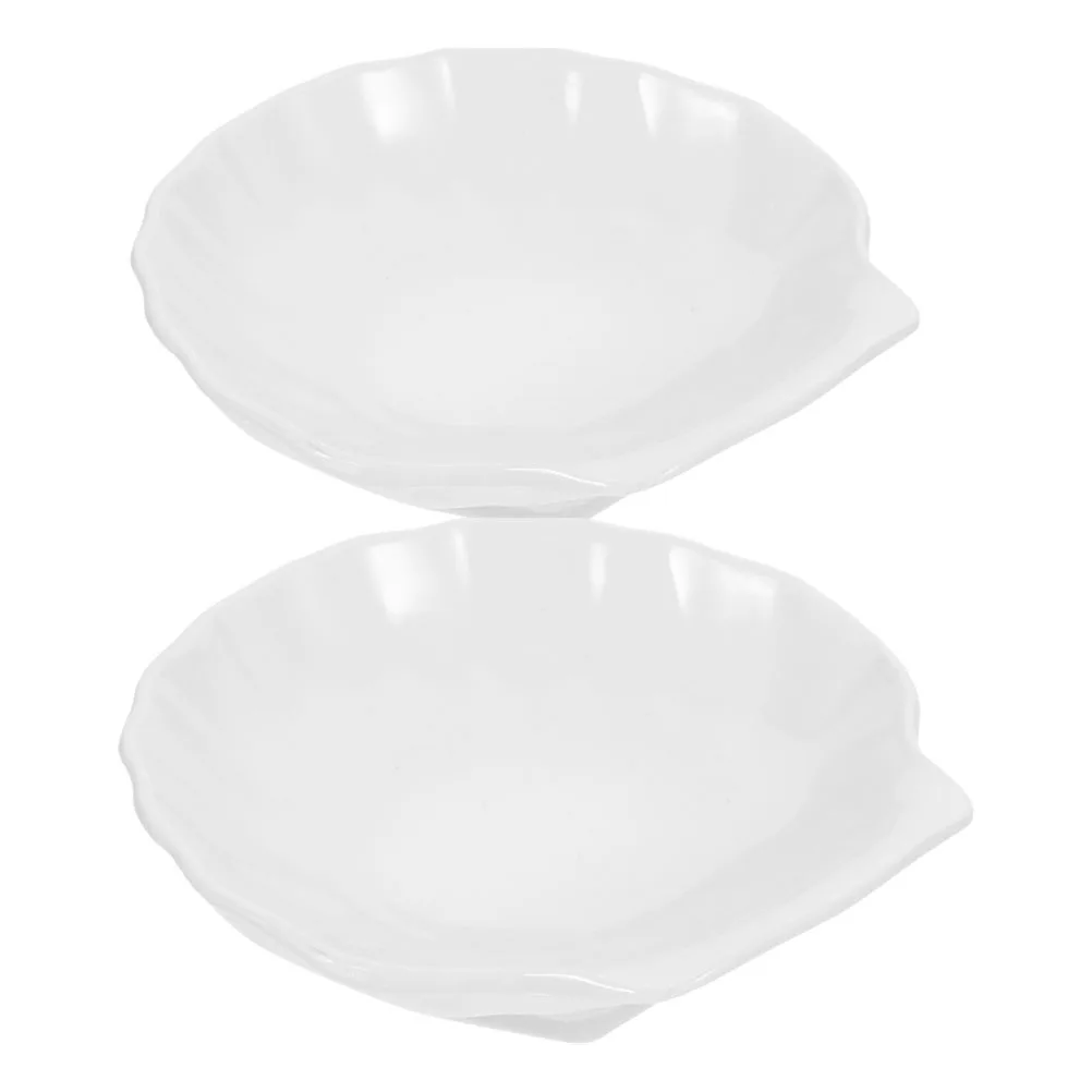 

2Pcs Ocean Themed Soap Dish - Smooth Easy Clean Shell Shaped Holder for Shower Toilet Bathroom Bar Soap Container Organization