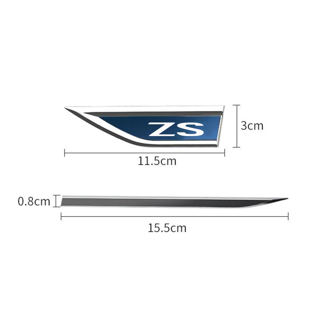 جسم السيارة واقية ملصق سيارة درابزين الجانب شفرة الفولاذ المقاوم للصدأ ملصق مائي ل MG TF الكأس VS Xpower ZR ZS ZT HS MG3 MG4 MG6 MG7