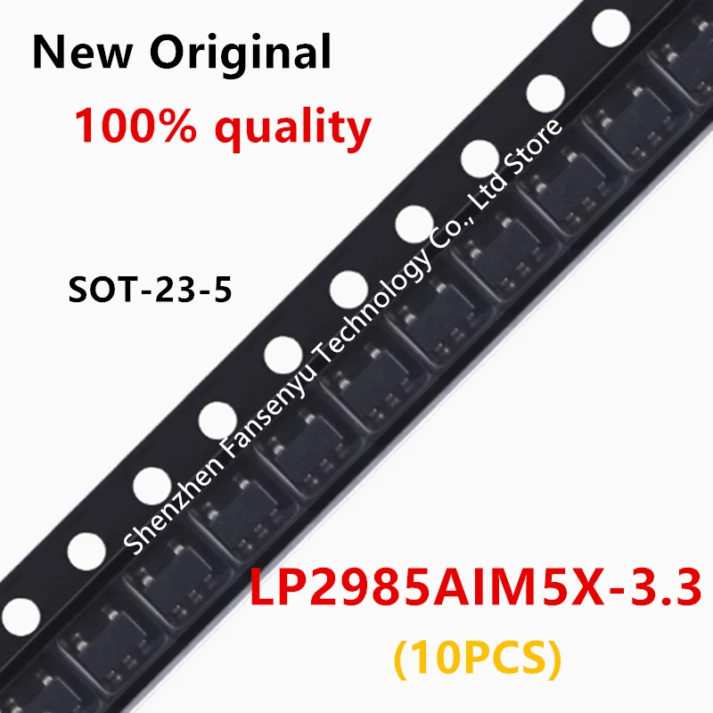 

(10piece) 100% New LP2985AIM5X-3.3 LP2985AIM5-3.3 LP2985 LORA sot23-5 Chipset