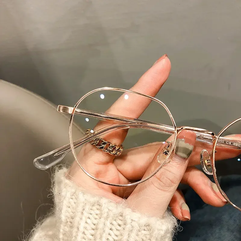 Luxus-Myopie-Brille, klassische Vintage-Anti-Blaulicht-Brille, Damen und Herren, Minus-Dioptrien-Brille, verschreibungspflichtig, mit 0–0,5 bis–6,0 – Detail 12