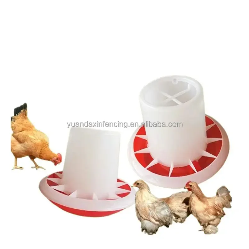 

New Condition Plastic Broiler Feeder Pot Barrel Automatic Poultry Farm Equipment 4kg