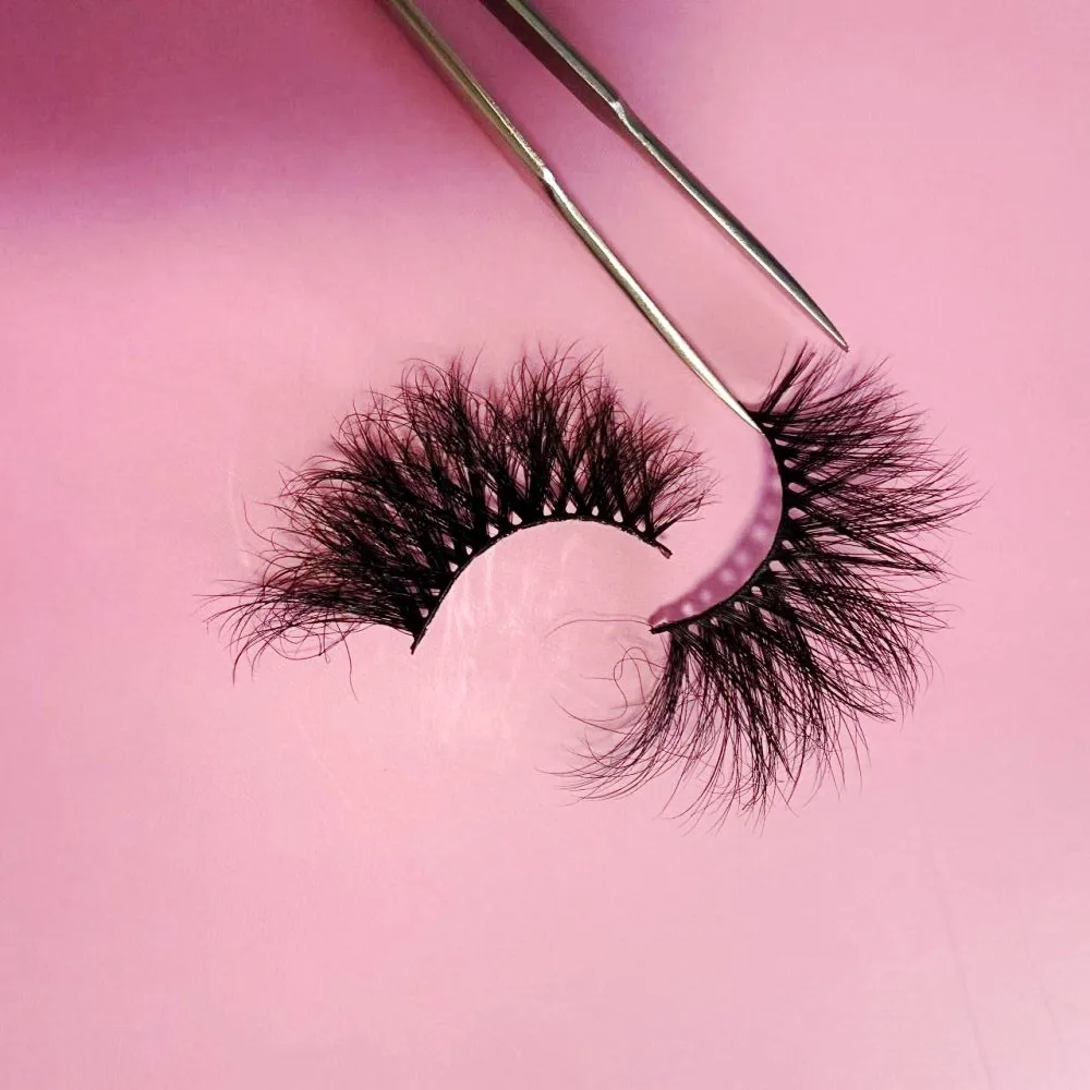 25mm 3D Fluffy Full Strip mink Eyelashes Wholesale Dramatic Lashes 10 pairs per lot