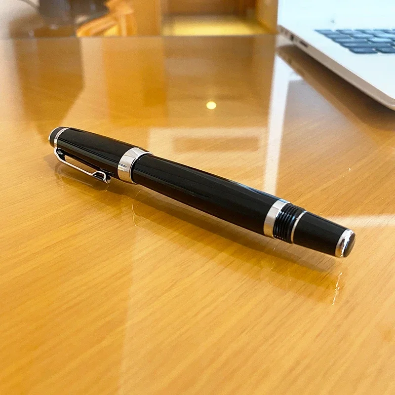 Luxury Black Classic Fountain Ball Pen, Signature Pen, School Writing Supplies, Office Stationery, 100% Brand New, 25563