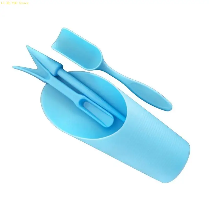 W3JE 4pcs Garden Planter Seing Shovel Bucket Spoon Succulents Seadlings Tool Tool Bonsai Certilizer Device Dever