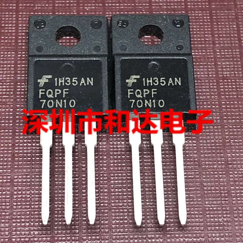 10 unidades FQPF70N10 F 100V 35A