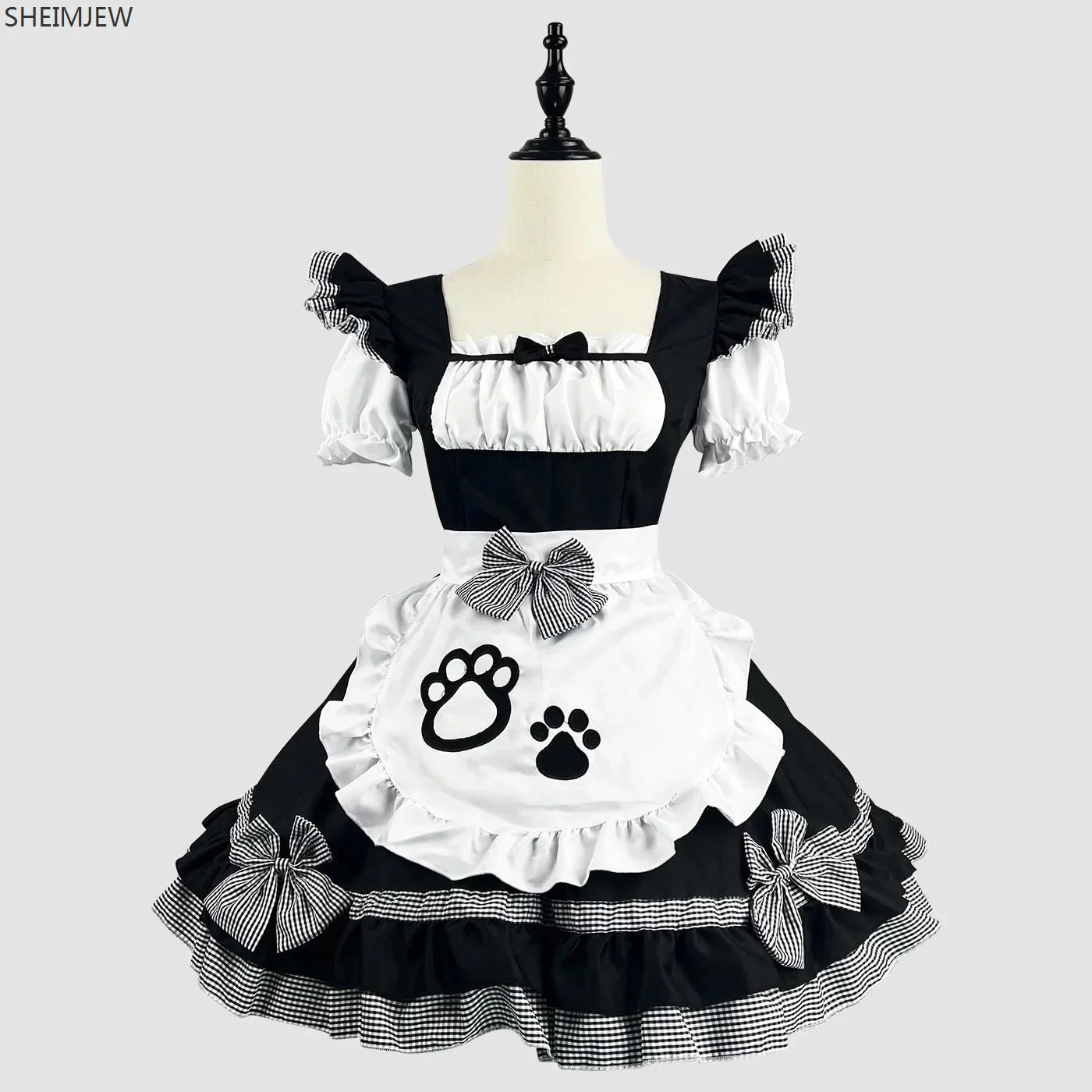 New Spring And Summer Girl Soft Girl Cat Cute Maid Outfit Cat Girl Maid Lolita Dress Classic Maid Lolita Apapanese Costume