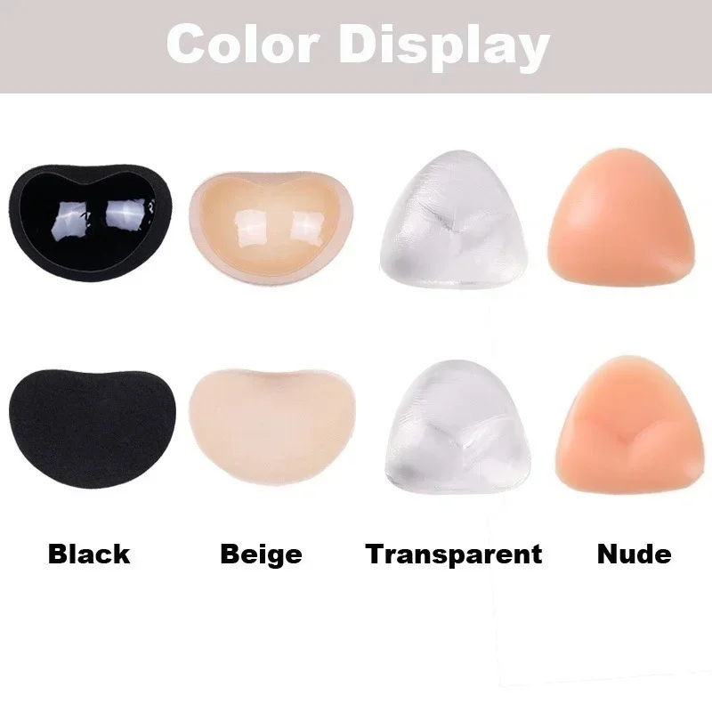 Women\'s Invisible Padding Magic Bra Inserts Sponge Bra Breast Push Up Pads Swimsuit Silicone Bra Pad Nipple Cover Stickers Patch