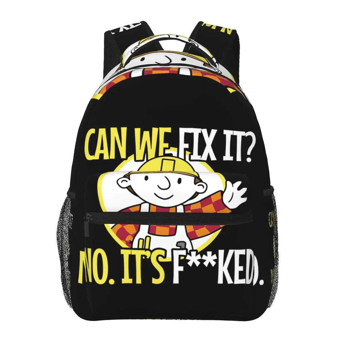 

Повседневный Рюкзак Боб The Builder It's F-ked, невозможно исправить, унисекс, студенческий, для отдыха, путешествий, компьютера, рюкзак