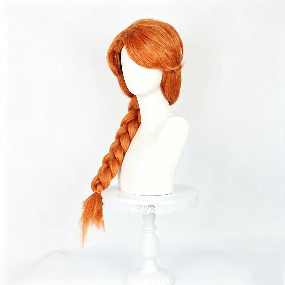 Wig Cosplay Game Stardew Valle - Anime Cosplay Orange Hair ulasan dan harga