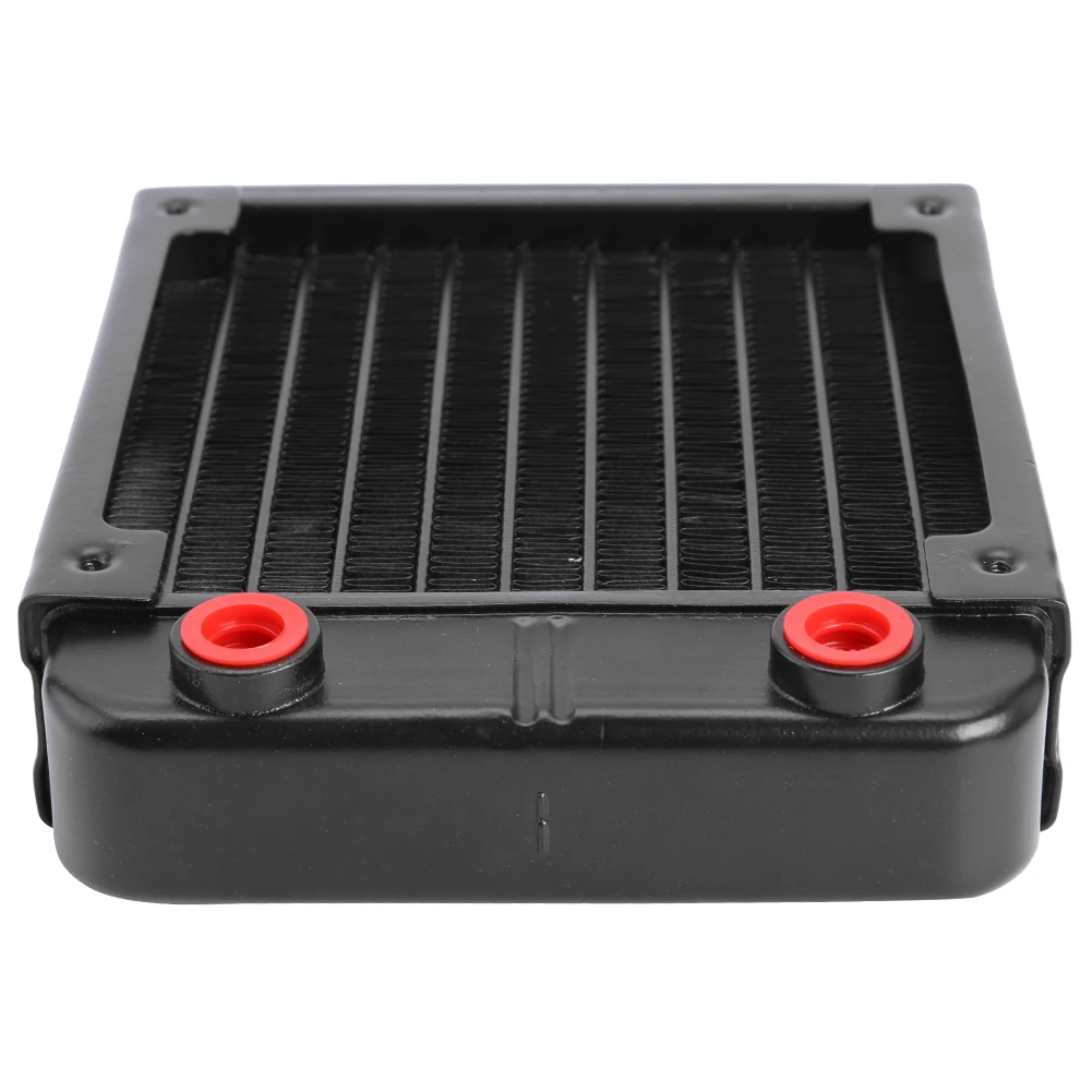 Radiator Pendingin Air 120Mm Radiator Penukar Panas Pendingin Air Aluminium 10 Pipa Pendingin PC Heatsink untuk Komputer CPU PC 1/2PC