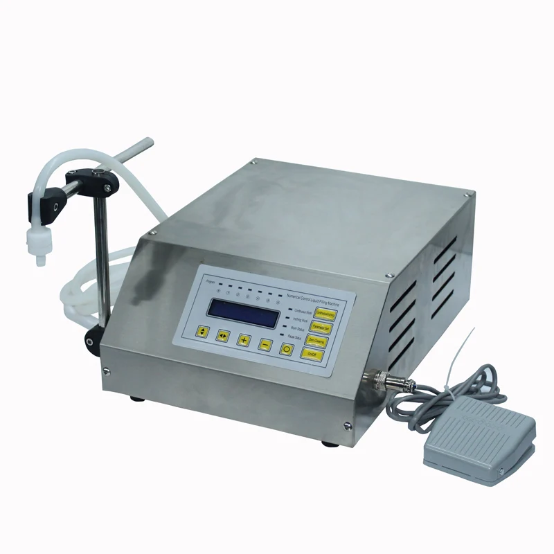 CNC Quantitative Liquid Filling Machine 1% High Precision 4.5L/min Diaphragm Pump Automatic Counting 304 Stainless Steel Food Gr