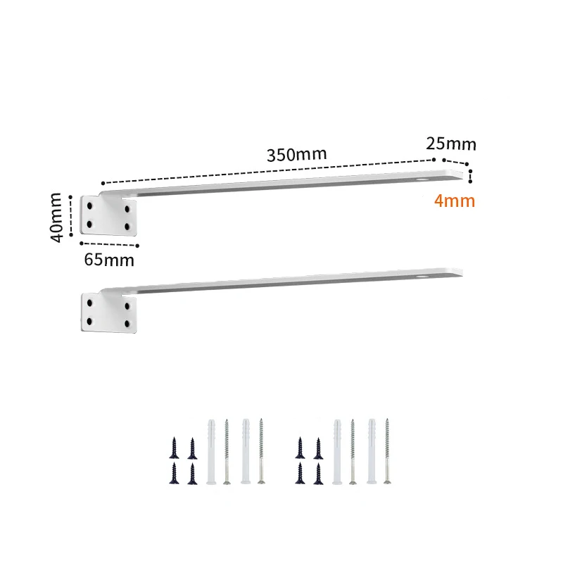 

L Shaped Right Angle Wall Mount Brackets for Furniture Shelving and Storage Racks Durable Metal Brackets Home Office Use