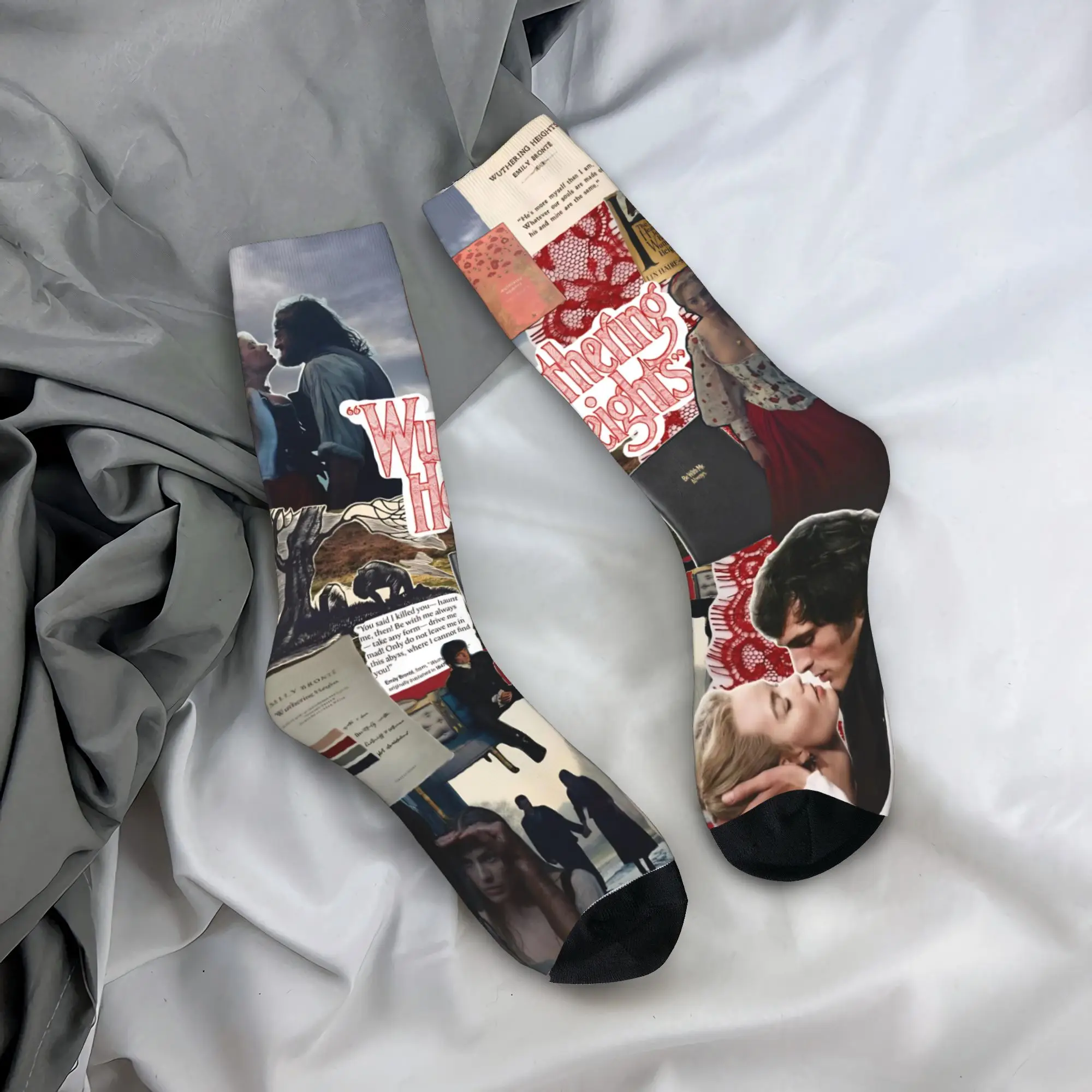 

Носки с изображением персонажей фильма «Грозовой перевал» 2026 года, мерч для мужчин и женщин, футбольные носки, удобные, прекрасные подарки