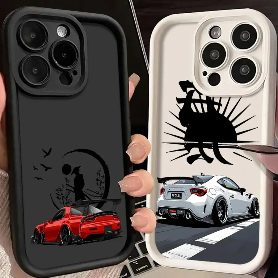 

Case for iPhone 17 Pro Max 13 14 16 17Pro 12 Pro 15 Plus 11 Air Phone Cover Cool Dream Cars