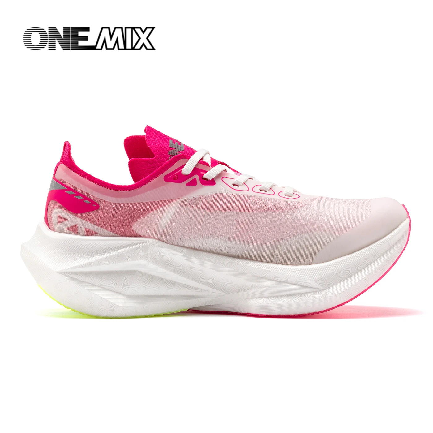 ONEMIX Professional Marathon Racing Running Training Shoes Men Full-length Shock Absorption Sports