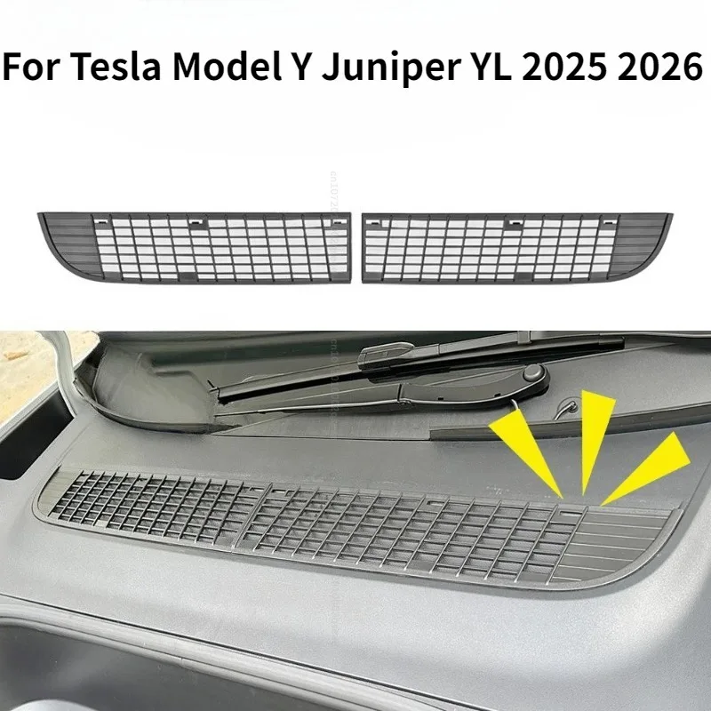 Für Tesla Model Y Juniper YL 2025 2026 Lufteinlass-Schutzabdeckung Gitter Lüftungsabdeckung Lufteinlass-Lüftungsgitter Zubehör – Detail 1